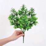 Plante Artificielle Verte Pour Une Touche Naturelle à Votre Décor - Feuilles De Rosier