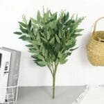 Plante Saule Artificiel Pour Décorations Intérieures élégantes - Vert Impérial