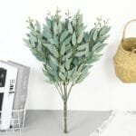 Plante Saule Artificiel Pour Décorations Intérieures élégantes - Vert Sauge