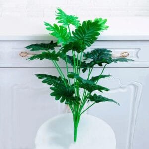 Plante Verte Artificielle Feuilles Tropicales Décoratives