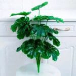 Plante Verte Artificielle Feuilles Tropicales Décoratives - c