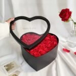 Boîte De Roses éternelles Saint-Valentin