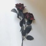 Rose Gothique élégante Pour Une Décoration Unique - Rouge Foncé