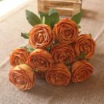rose naturelle de haute qualite orange 175 1