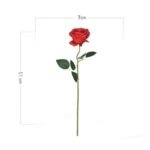 rose rouge artificielle pour deco elegante 843 1