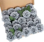 Roses Artificielles - élégance Durable Pour Votre Décoration - Gris / 25 Roses