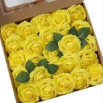 Roses Artificielles - élégance Durable Pour Votre Décoration - Jaune / 25 Roses