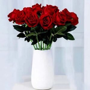 roses artificielles elegantes pour une decoration intemporelle rose 484 1