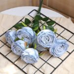 Roses Artificielles Pour Mariage élégantes Et Durables - Bleu