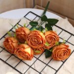 Roses Artificielles Pour Mariage élégantes Et Durables - Orange