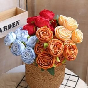 roses artificielles pour mariage elegantes et durables rose 983 1