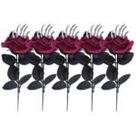 roses artificielles squelette pour une decoration elegante rose 417 1