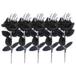 roses artificielles squelette pour une decoration elegante rose 525 1