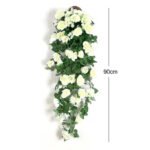 Roses Artificielles Tombantes Pour Une Décoration élégante - Blanc