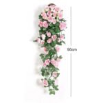 roses artificielles tombantes pour une decoration elegante rose 186 1