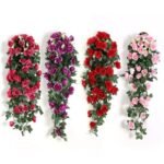roses artificielles tombantes pour une decoration elegante rose 424 1