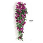 roses artificielles tombantes pour une decoration elegante violet rose 351 1