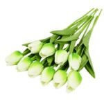 tulipes artificielles elegantes pour une decoration durable blanc 809 1