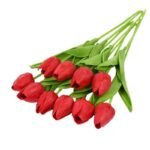 tulipes artificielles elegantes pour une decoration durable rouge 721 1